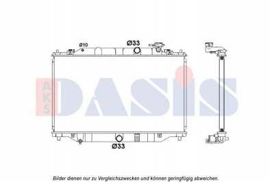 AKS DASIS 110084n -  Радиатор, охлаждение двигателя
